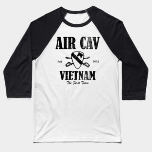 Air Cav Vietnam - The First Team (subdued) (distressed) Baseball T-Shirt